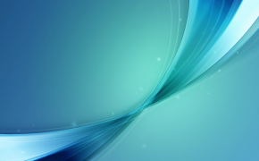 Teal Abstract Wave Wallpaper 28506