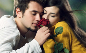 Love Couple Rose Wallpaper 00287