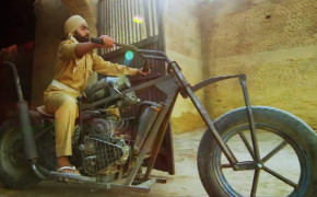 Ammy Virk With Cool Bullet Bike In Bambukat Wallpaper 03027