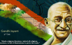 Gandhi Jayanti Widescreen Wallpaper 33669