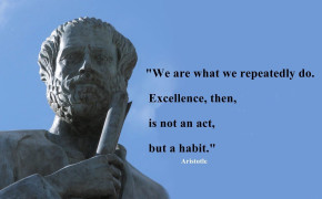 Aristotle Habit Quotes Wallpaper 00191