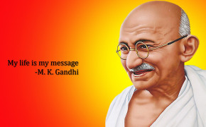 Mahatma Gandhi Jayanti HD Background Wallpaper 33820