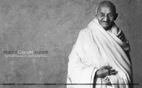 Happy Gandhi Jayanti Widescreen Wallpaper 33688