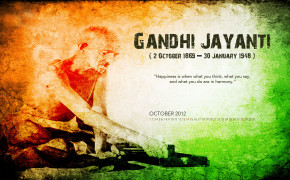 Happy Gandhi Jayanti Desktop HD Wallpaper 33676