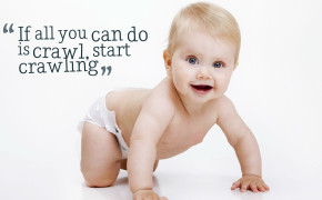 Baby Crawling Quotes HD Wallpaper 00201