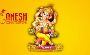 Ganesh Chaturthi HD Background Wallpaper 34590