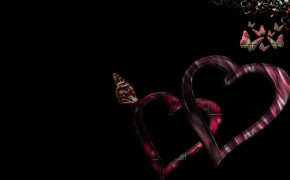 Heart Black Background Wallpapers HD 34182