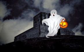 Halloween Ghost Background HQ Wallpaper 34274