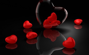 Heart Black Background High Definition Wallpapers 34175