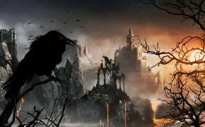 Halloween Crow HD Background Wallpaper 34691