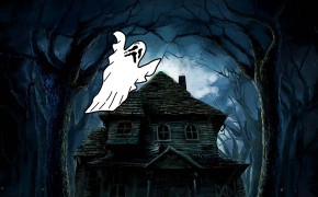Halloween Ghost Background HD Wallpaper 34273