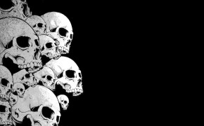 Skull Black Background Wallpapers Desktop 34212
