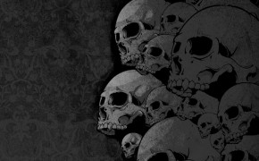 Skull Black Background Desktop HD Wallpapers 34199