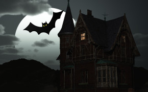Halloween Bat Desktop HD Wallpaper 34654