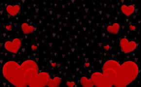 Heart Black Background HD Desktop Wallpapers 34172