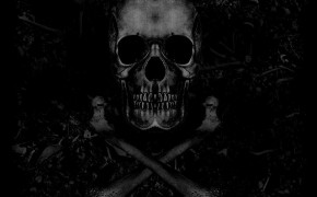 Skull Black Background Computer Wallpaper 34196