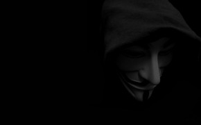 Anonymous Black Background Desktop HD Wallpaper 34053