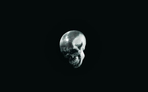 Skull Black Background PC Desktop Wallpaper 34209