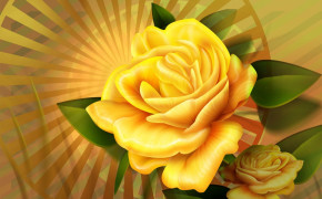 Yellow Rose Background Wallpapers 35203