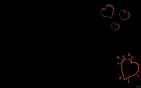 Heart Black Background HQ Wallpapers 34177