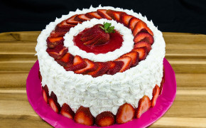 Strawberry Cake Best HD Wallpaper 35435