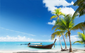 Tropical Beach Desktop Widescreen Wallpaper 35753