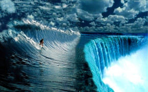 Surfing HQ Background Wallpaper 36578