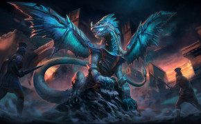 Ice Dragon Background Wallpapers 37948