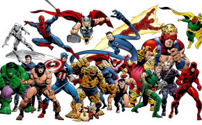 Marvel Characters Background Wallpaper 37980