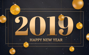 2019 New Year Desktop HD Wallpaper 38484