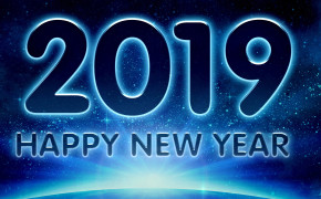 4K 2019 New Year Space Planet Wallpaper 38447