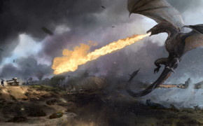 Game of Thrones Dragon Background Wallpaper 41154