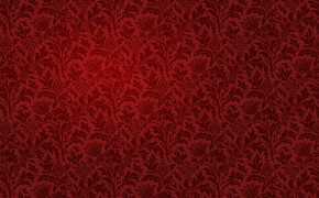 Red Vintage Pattern Wallpaper 42915