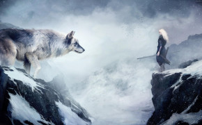 Wolf Background Wallpaper 42850