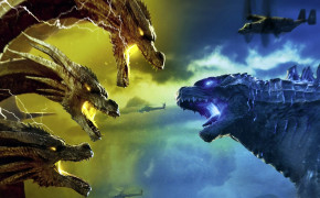 Godzilla vs 3 Headed Monster Wallpaper 43081