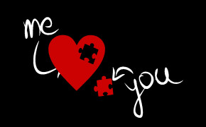 Me and You Puzzle Love Wallpaper 43116