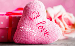 I Love You Pink Heart Wallpaper 43089