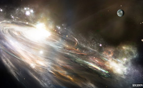 Planet Collision Background HD Wallpapers 43586