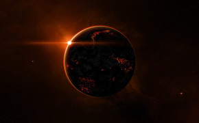 Dark Planet Desktop Wallpaper 43727