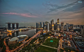 Night Singapore Desktop HD Wallpaper 43907