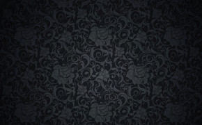Black Ornament Pattern Wallpaper 44435