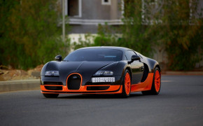 Orange Bugatti Veyron Super Sport HD Desktop Wallpaper 44717