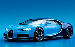 Blue Bugatti Chiron Wallpaper 44571