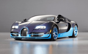 Blue Bugatti Veyron Super Sport Wallpaper 44576