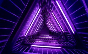 Purple Neon Ladder Wallpaper 45663