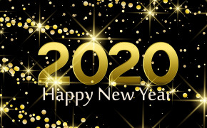 Happy New Year 2020 Desktop HD Wallpaper 45545