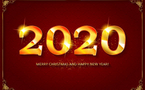 Happy New Year 2020 Desktop Widescreen Wallpaper 45547