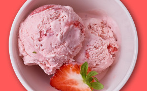 Strawberry Ice Cream Desktop HD Wallpaper 46931