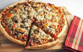 Sausage Pizza High Definition Wallpaper 46892