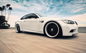 White BMW Background Wallpaper 46974